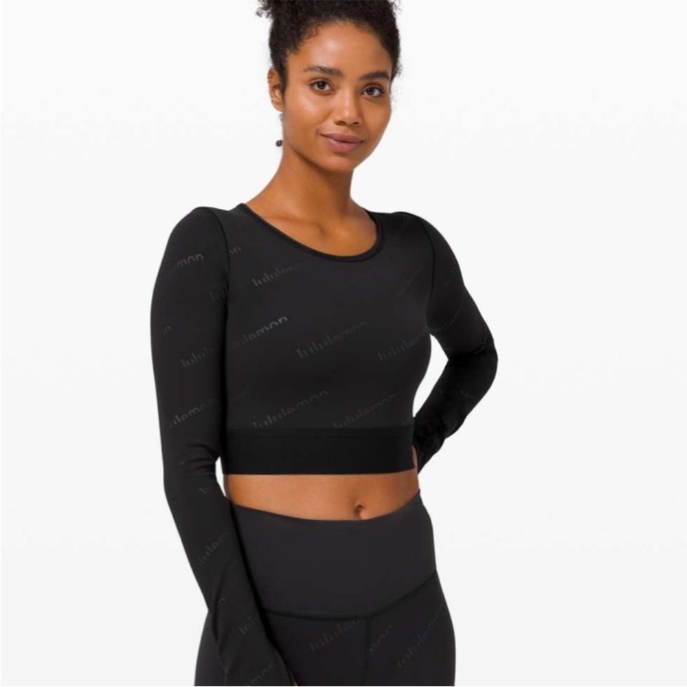 Lululemon Wunder Train Crop Long Sleeve